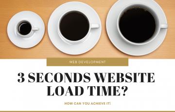 3 Seconds Website Load Time? How Can You Achieve It!
